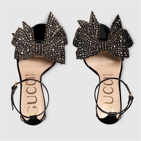 gucci bow sandals|gucci sandals original.